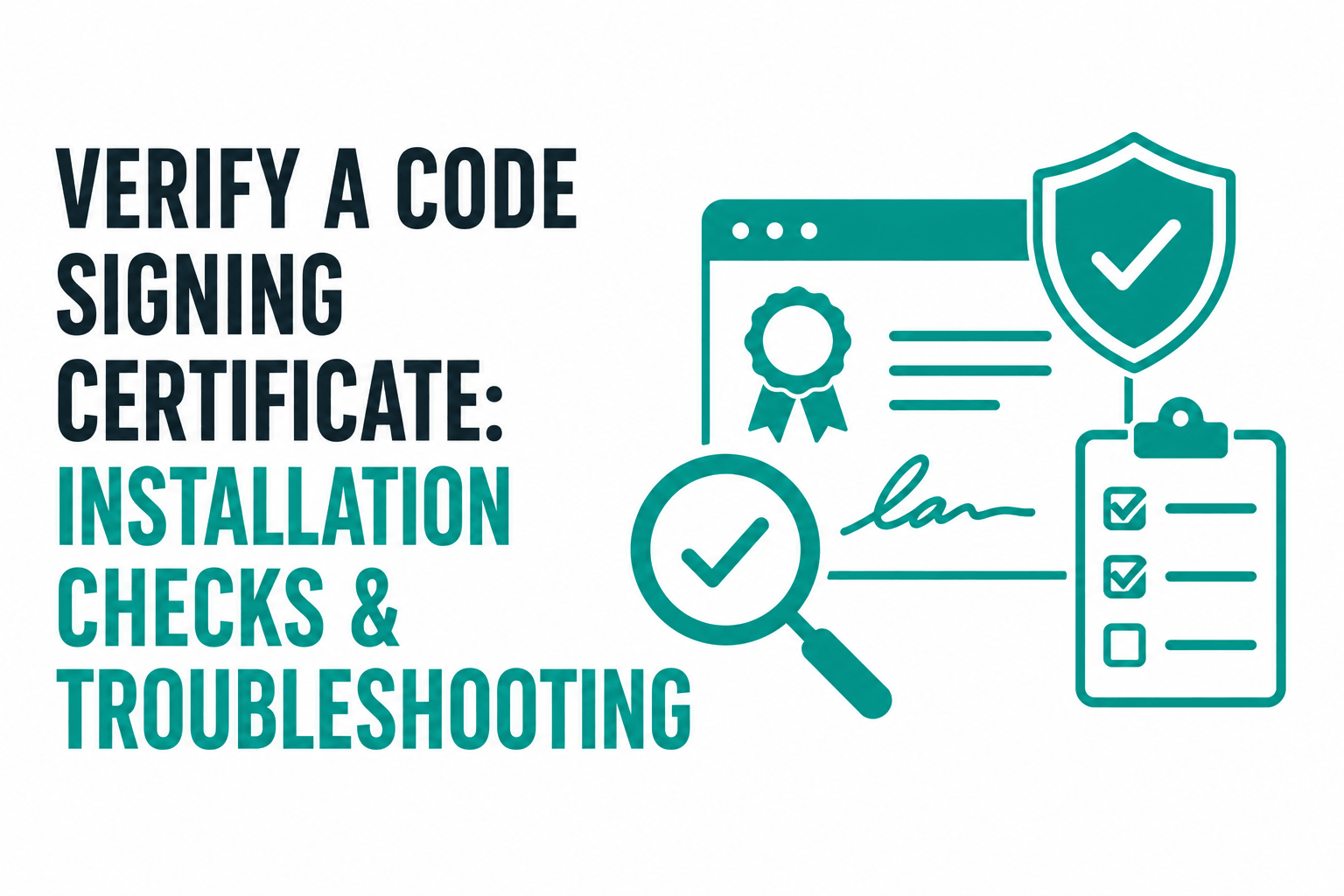 How to Verify Your Code Signing Certificate Installation