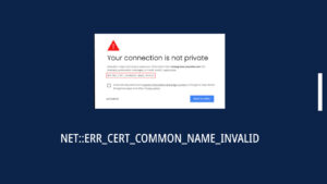 NET::ERR_CERT_AUTHORITY_INVALID