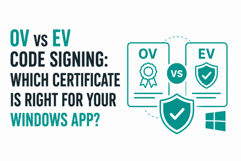 Buying a Code Signing Certificate for Windows Software