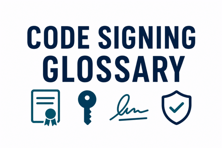 Code Signing Glossary